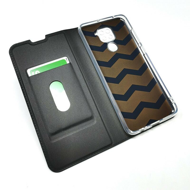 Cover Xiaomi Redmi Note 9 Flip Cover Magnetisk Lås