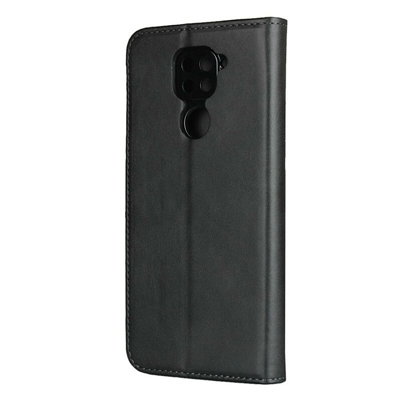 Cover Xiaomi Redmi Note 9 Flip Cover Premium Imiteret Lædersøm