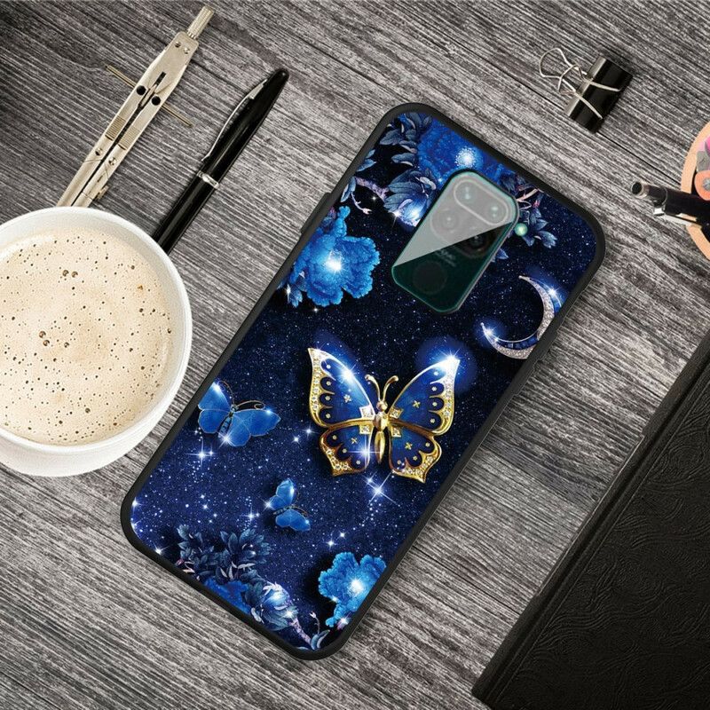 Cover Xiaomi Redmi Note 9 Gylden Sommerfugl