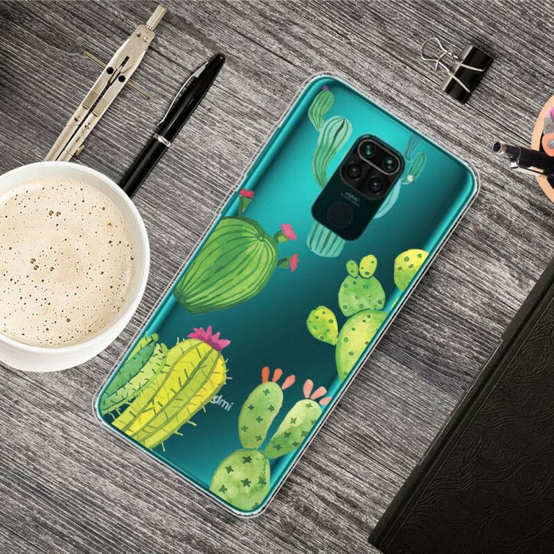 Cover Xiaomi Redmi Note 9 Kaktus Akvarel