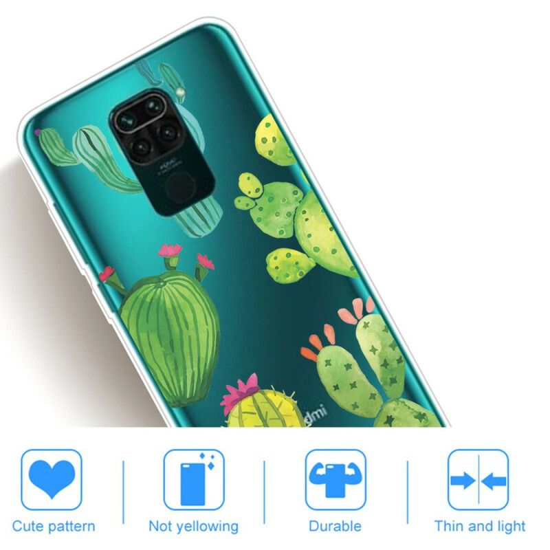 Cover Xiaomi Redmi Note 9 Kaktus Akvarel