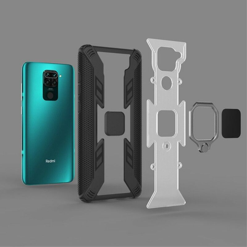 Cover Xiaomi Redmi Note 9 Kriger Med Ring