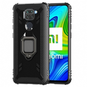 Cover Xiaomi Redmi Note 9 Ring Og Kulfiber