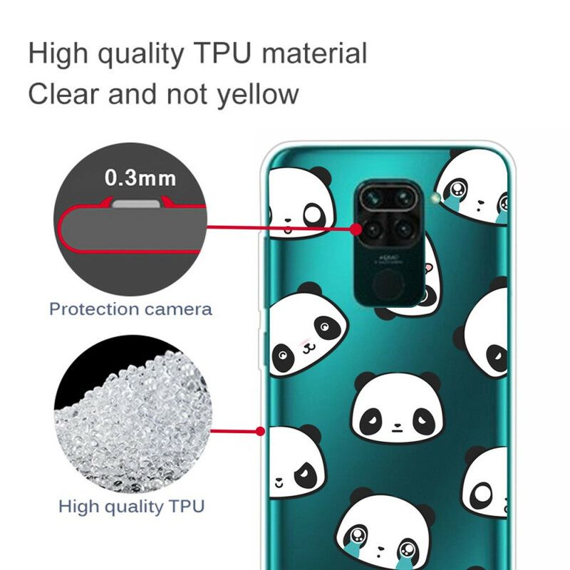 Cover Xiaomi Redmi Note 9 Sentimentale Pandaer