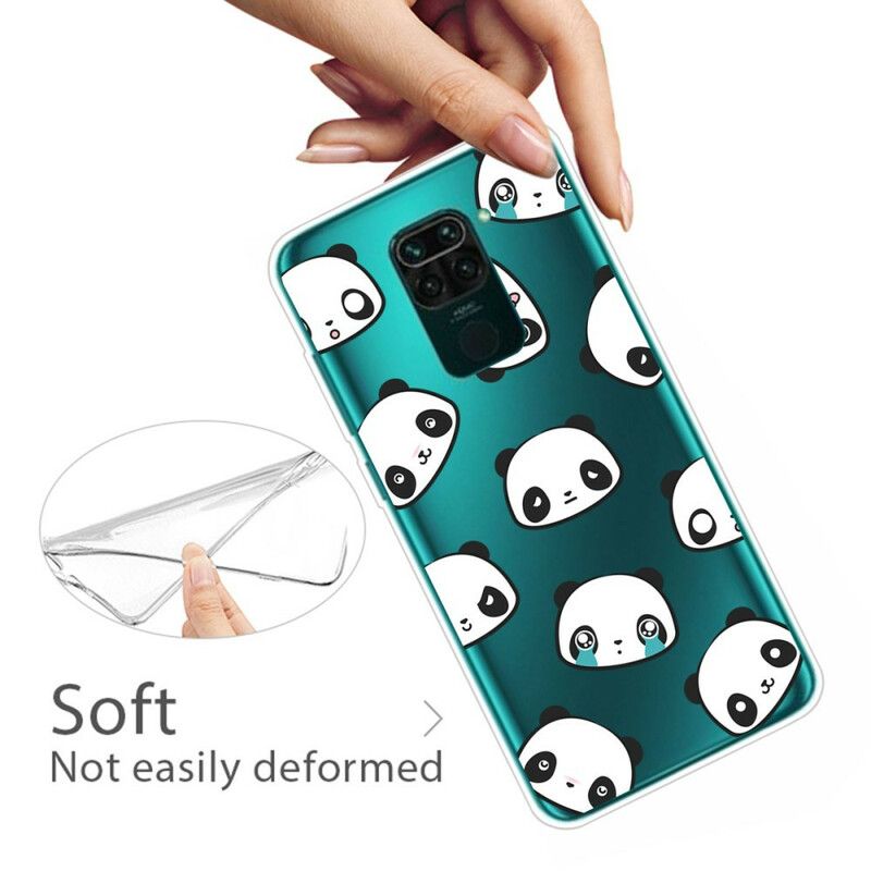 Cover Xiaomi Redmi Note 9 Sentimentale Pandaer