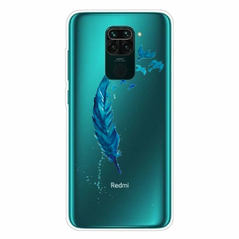 Cover Xiaomi Redmi Note 9 Smuk Blå Fjer