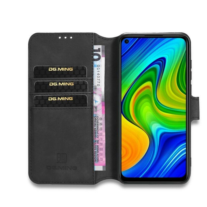 Flip Cover Xiaomi Redmi Note 9 Dg.ming Retro