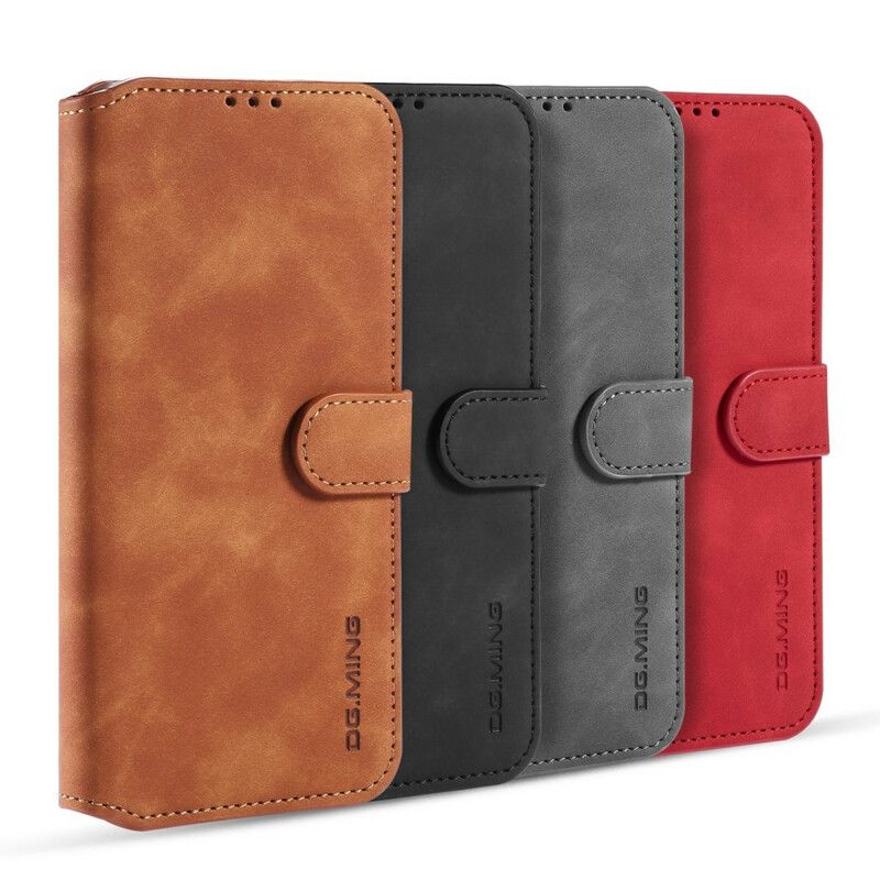 Flip Cover Xiaomi Redmi Note 9 Dg.ming Retro