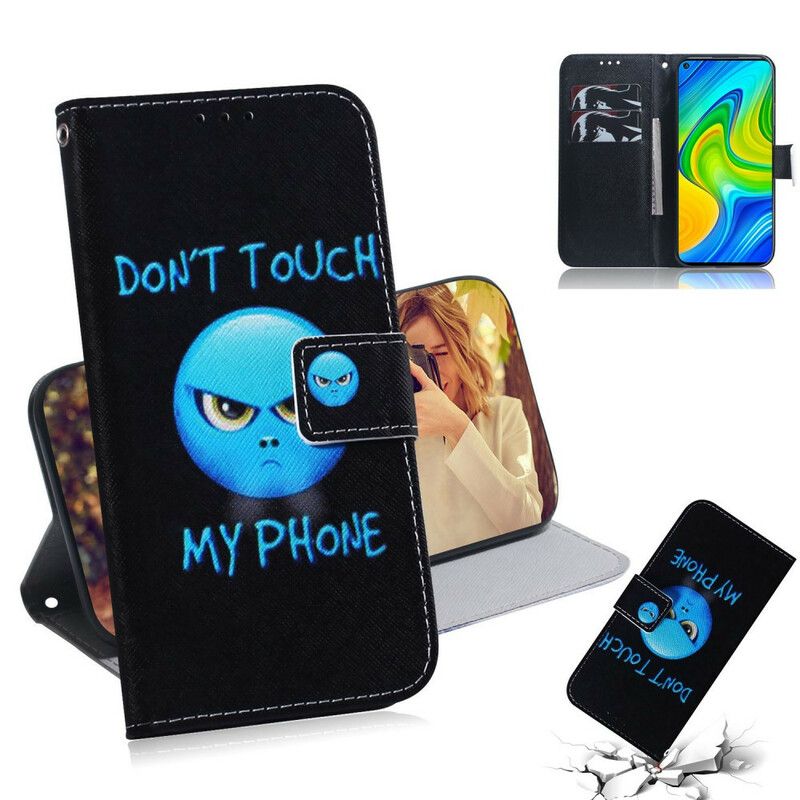 Flip Cover Xiaomi Redmi Note 9 Emoji-telefon