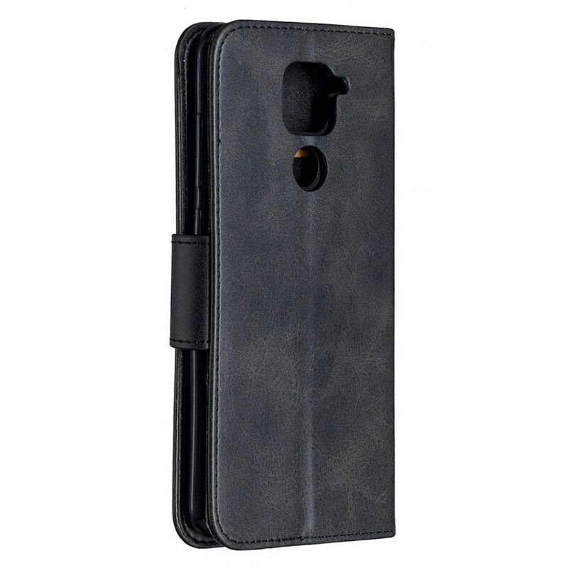 Flip Cover Xiaomi Redmi Note 9 Læder Cover Glat Skrå Klap