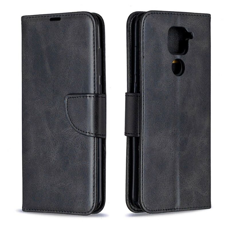 Flip Cover Xiaomi Redmi Note 9 Læder Cover Glat Skrå Klap