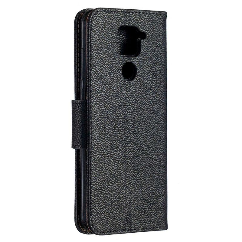 Flip Cover Xiaomi Redmi Note 9 Læder Cover Litchi Flap Skrå