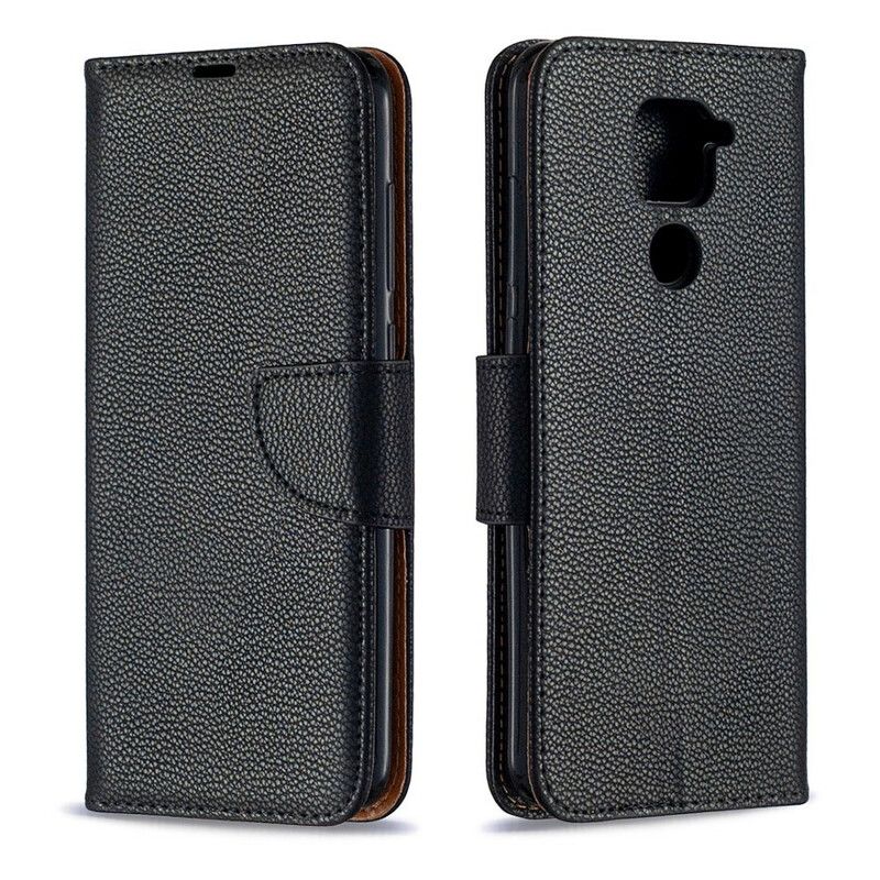 Flip Cover Xiaomi Redmi Note 9 Læder Cover Litchi Flap Skrå