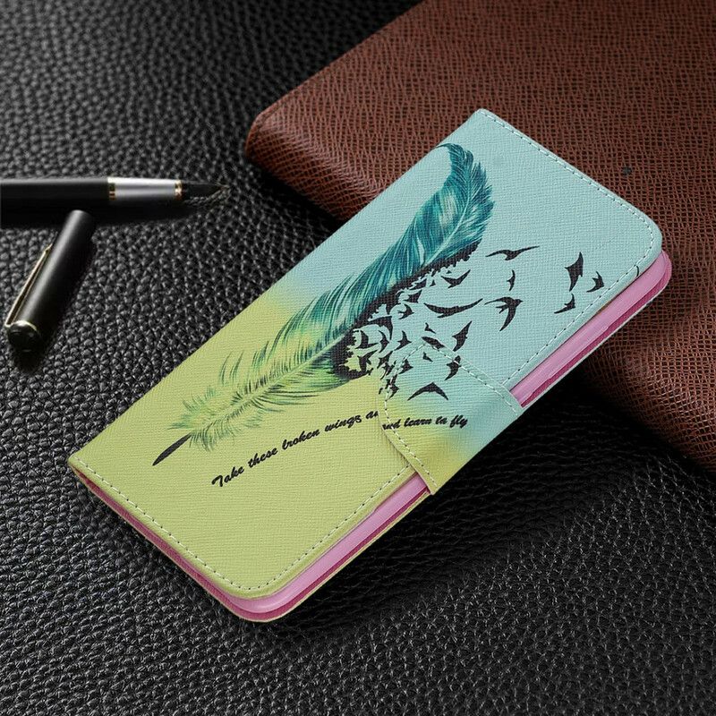 Flip Cover Xiaomi Redmi Note 9 Lær At Flyve