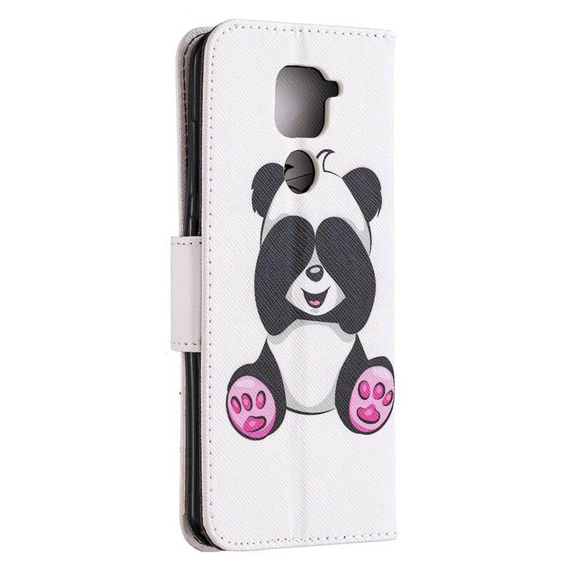 Flip Cover Xiaomi Redmi Note 9 Panda Sjov