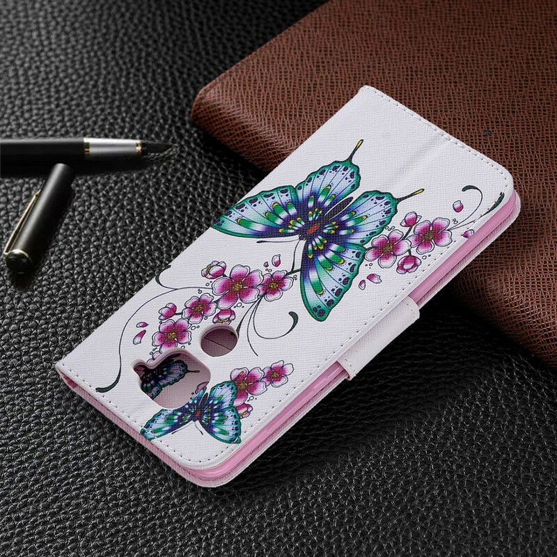 Flip Cover Xiaomi Redmi Note 9 Vidunderlige Sommerfugle