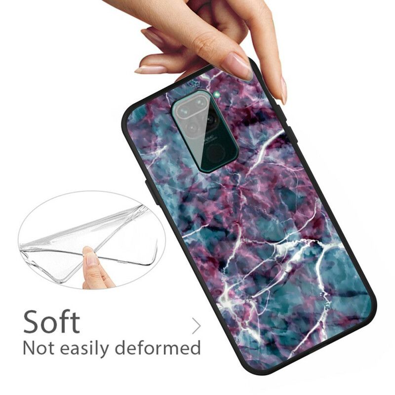 Mobilcover Xiaomi Redmi Note 9 Lilla Marmor