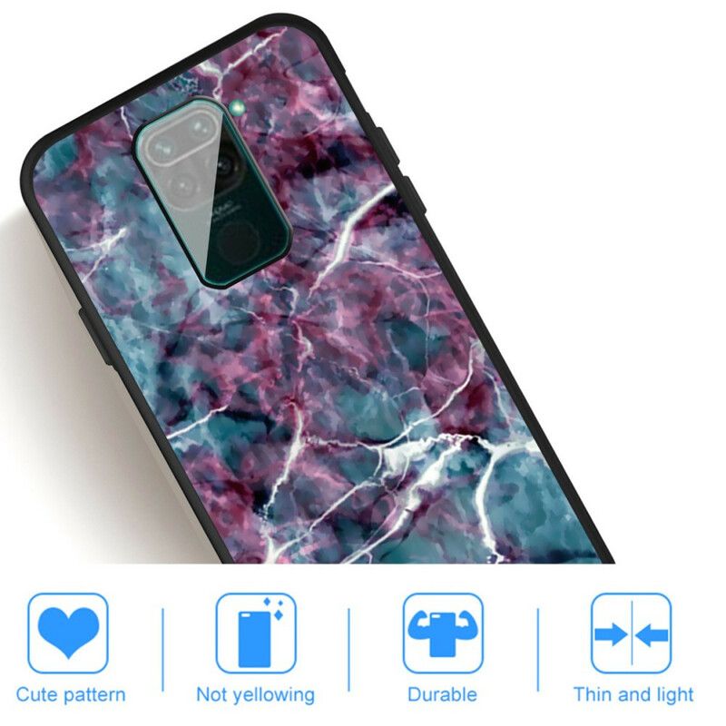 Mobilcover Xiaomi Redmi Note 9 Lilla Marmor