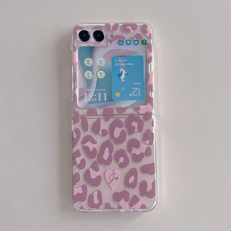 Cover Samsung Galaxy Z Flip 5 Gennemsigtige Fingeraftryk