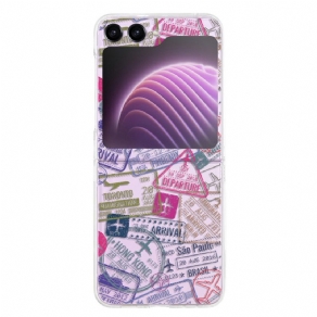 Cover Til Samsung Galaxy Z Flip 5 Gennemsigtig Rejse