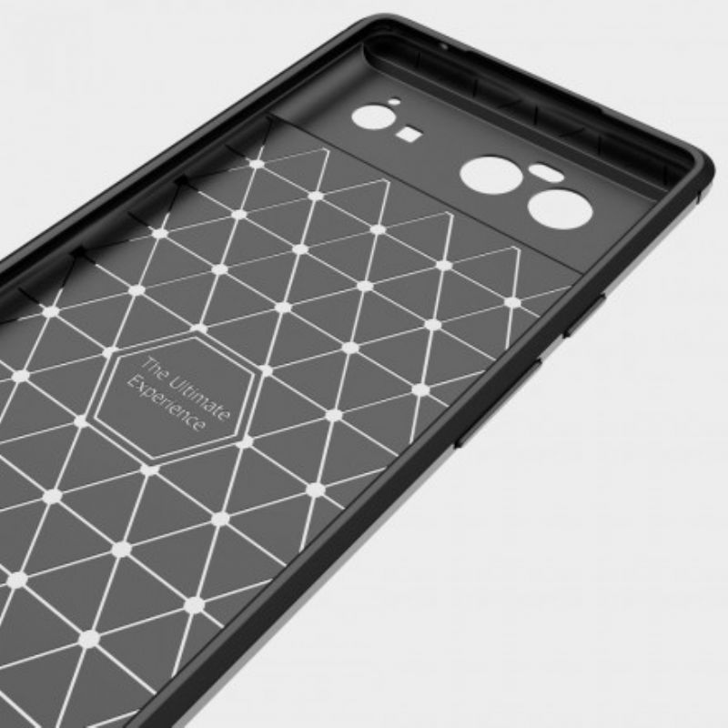 Cover Google Pixel 6 Pro Børstet Kulfiber