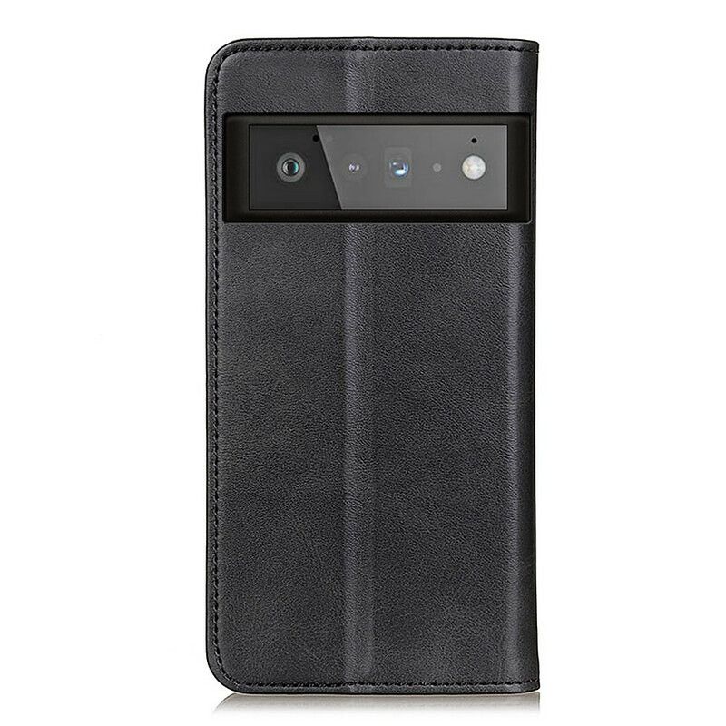 Cover Google Pixel 6 Pro Flip Cover Mat Split Læder