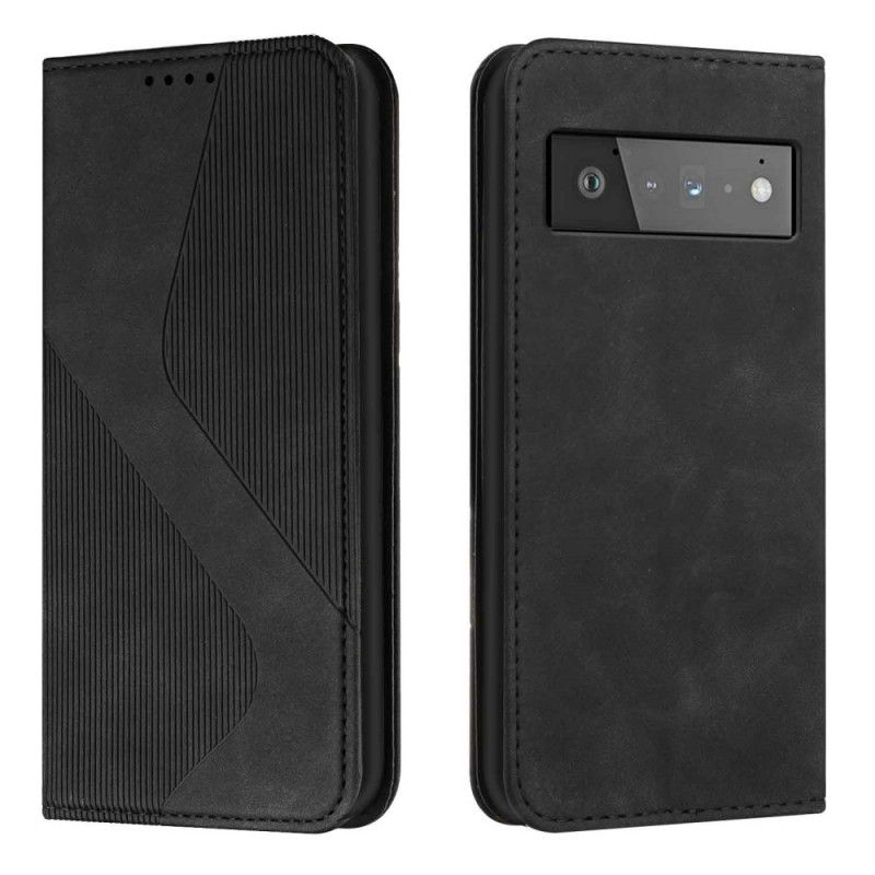 Cover Google Pixel 6 Pro Flip Cover S-design Læderstil