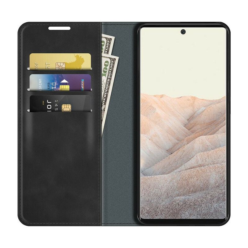 Cover Google Pixel 6 Pro Flip Cover Skin-touch