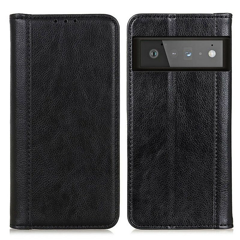 Cover Google Pixel 6 Pro Flip Cover Splitlæder Farvet Version