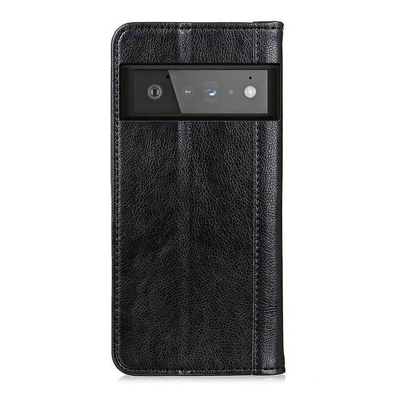 Cover Google Pixel 6 Pro Flip Cover Splitlæder Farvet Version