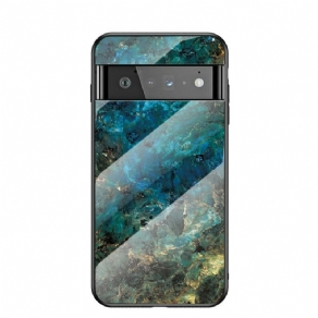 Cover Google Pixel 6 Pro Marmor Hærdet Glas