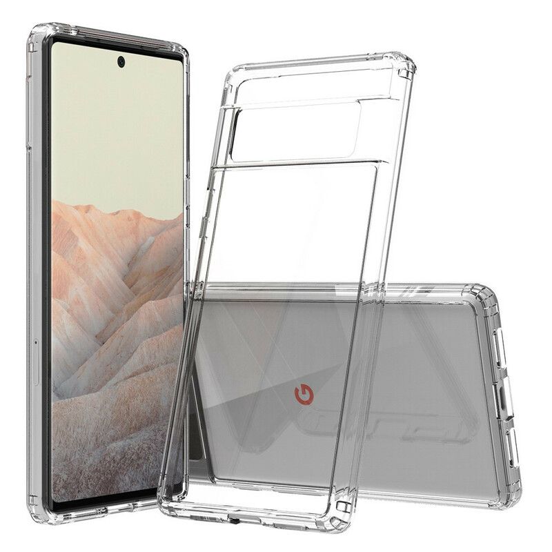 Cover Google Pixel 6 Pro Transparent Kortholder