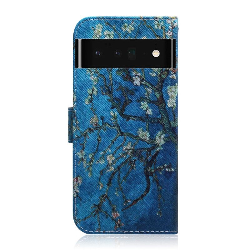 Flip Cover Google Pixel 6 Pro Blomstrende Trægren