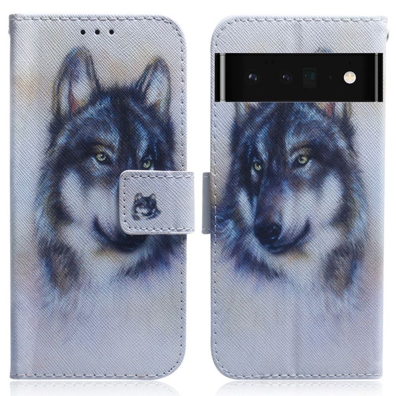 Flip Cover Google Pixel 6 Pro Hundeblik