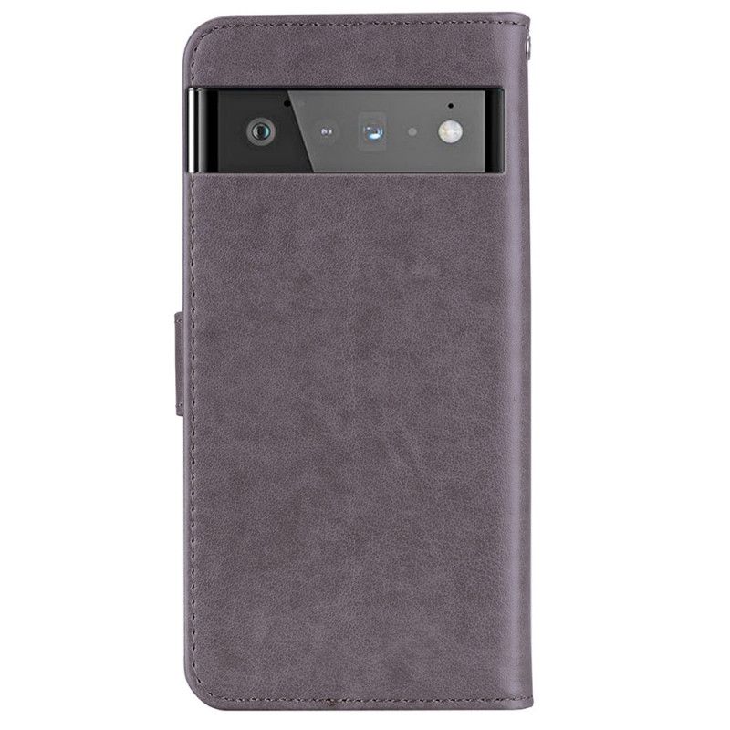 Flip Cover Google Pixel 6 Pro Ugle Mandala Og Charm