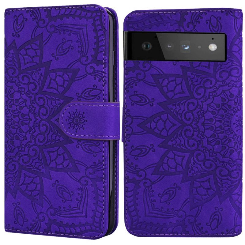 Læder Cover Google Pixel 6 Pro Barok Mandala