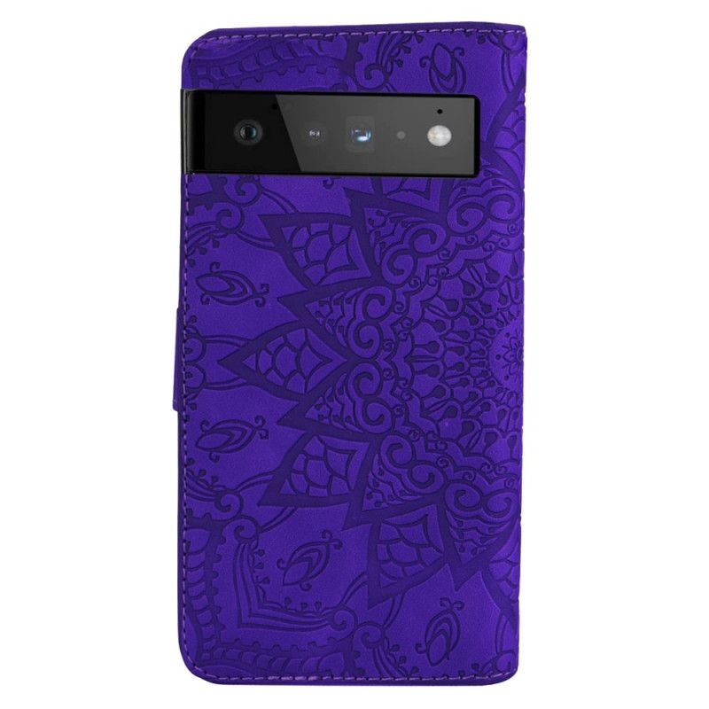 Læder Cover Google Pixel 6 Pro Barok Mandala