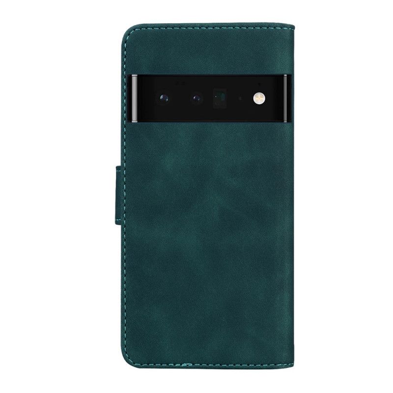 Læder Cover Google Pixel 6 Pro Butterfly Skin-touch