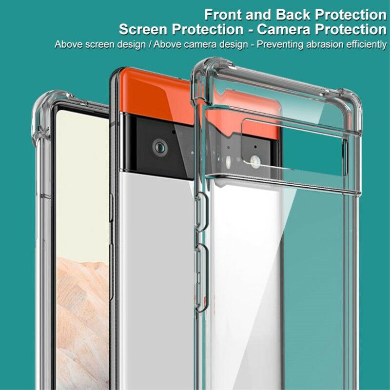 Mobilcover Google Pixel 6 Pro Transparent Silkeblød Imak