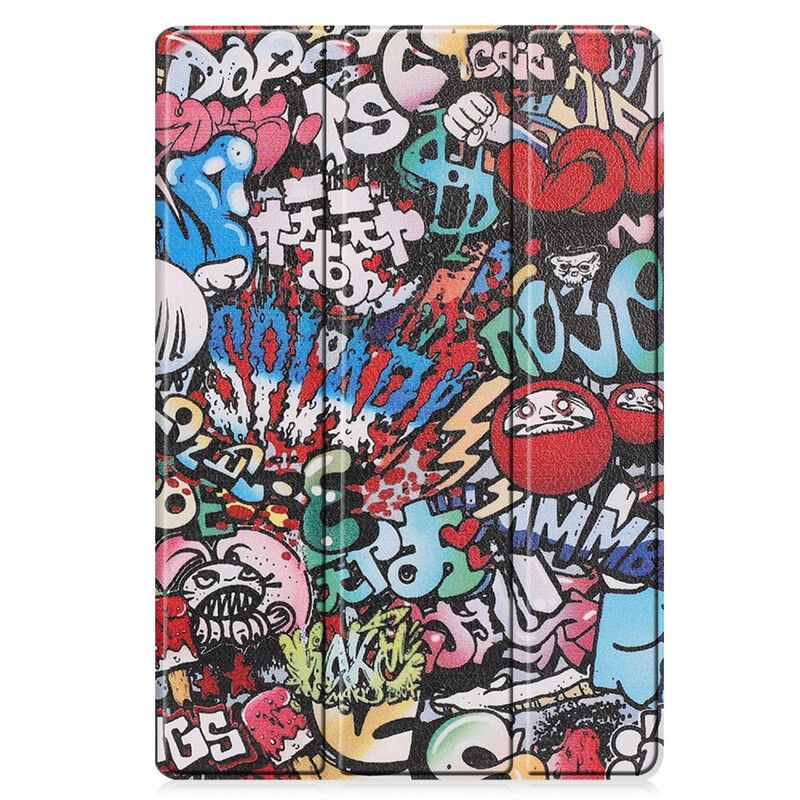 Cover Samsung Galaxy Tab S7 Plus / Tab S8 Plus Forbedret Graffiti