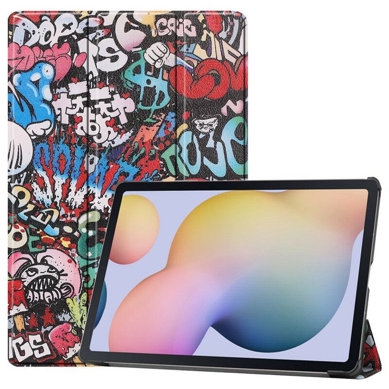 Cover Samsung Galaxy Tab S7 Plus / Tab S8 Plus Forbedret Graffiti