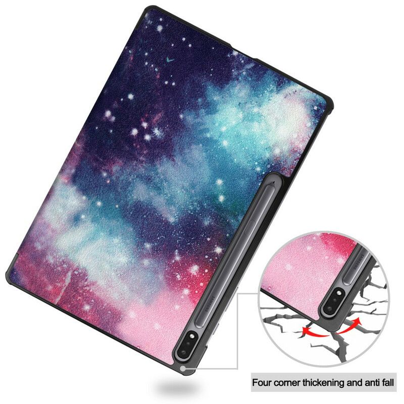 Cover Samsung Galaxy Tab S7 Plus / Tab S8 Plus Forstærket Rum