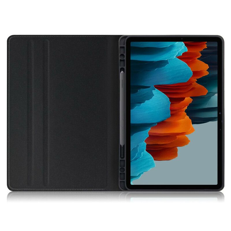 Etui Samsung Galaxy Tab S7 Plus / Tab S8 Plus Forretningslædereffekt