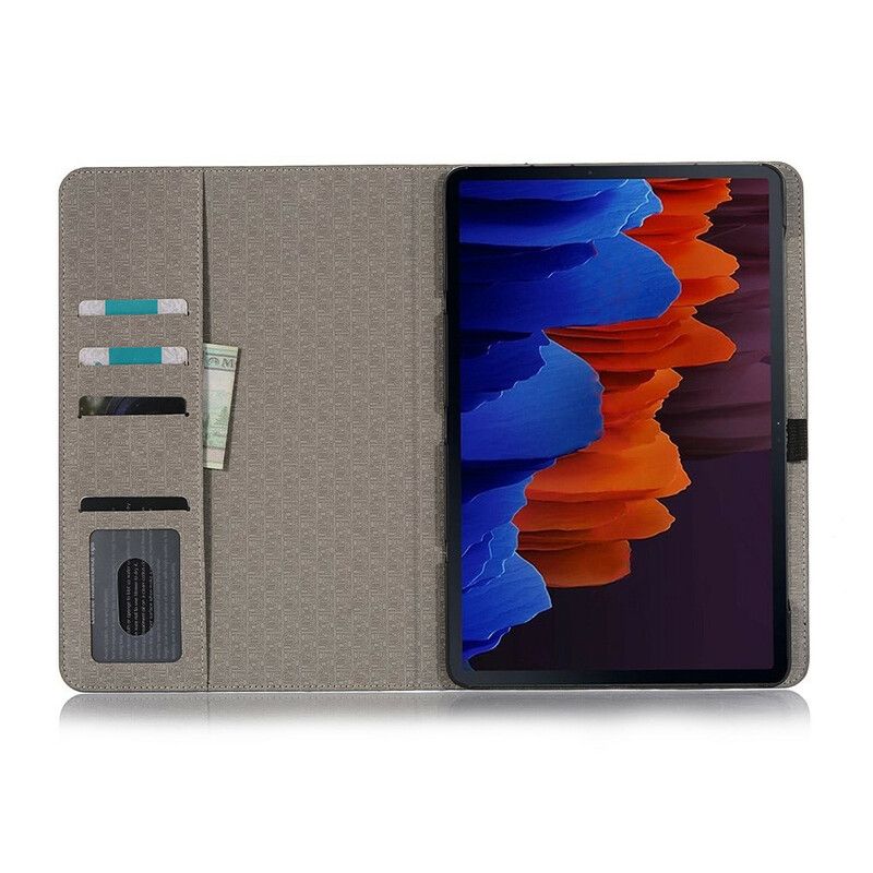 Etui Samsung Galaxy Tab S7 Plus / Tab S8 Plus Verdenskort