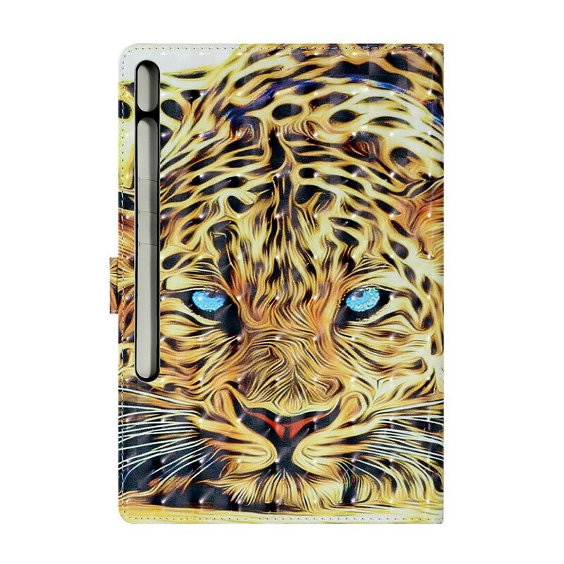 Flip Cover Samsung Galaxy Tab S7 Plus / Tab S8 Plus Tiger Art