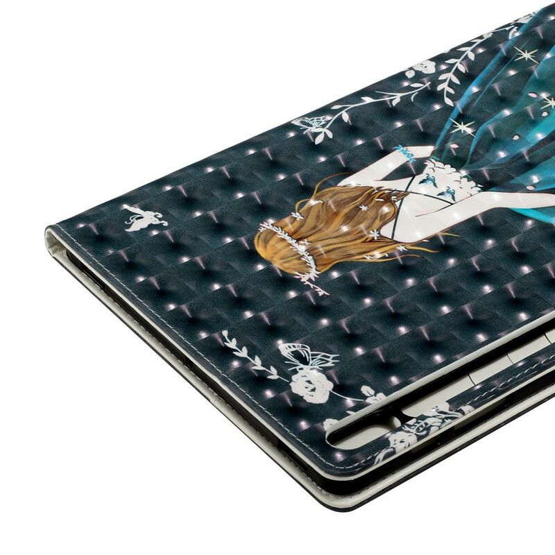 Flip Cover Samsung Galaxy Tab S7 Plus / Tab S8 Plus Ung Pige