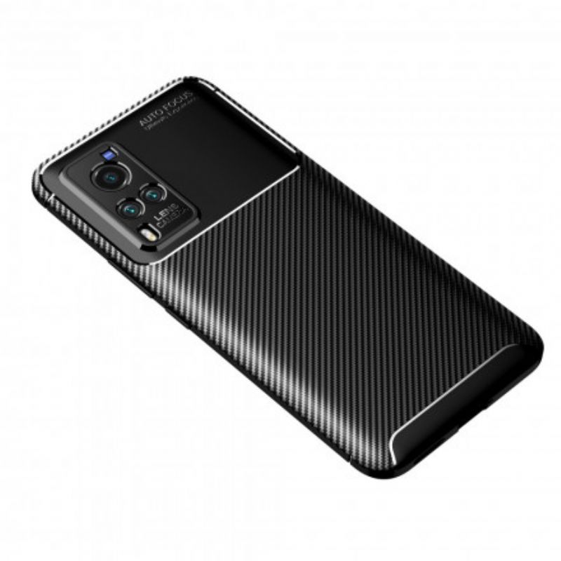 Cover Vivo X60 Fleksibel Kulfibertekstur