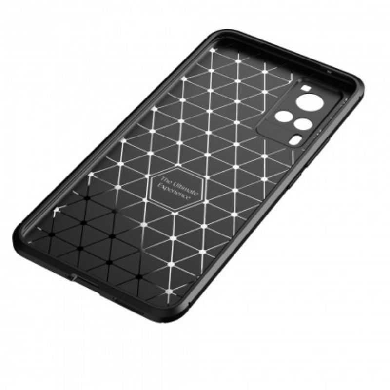 Cover Vivo X60 Fleksibel Kulfibertekstur