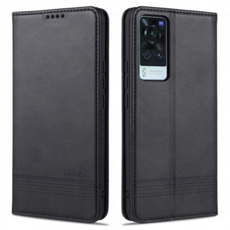 Cover Vivo X60 Flip Cover Azns Læderstil