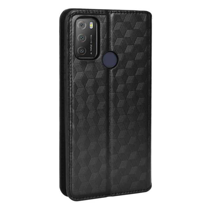 Cover Alcatel 1S / 3L (2021) Flip Cover Diamant Lædereffekt